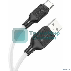 Кабель USB HOCO X90 Type-C/ 1m/ 3A/ Силикон/ White