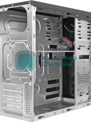 Компьютерный корпус Minitower ExeGate MA-372UX Black, mATX UN500, 120мм 2*USB+2*USB3.0, Audio