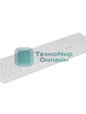 Комплект клавиатура+мышь Defender Auckland C-987 беспроводной, USB, 1600 DPI, белый