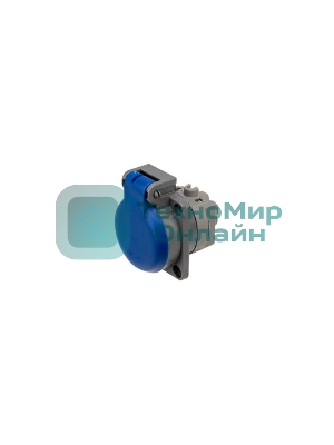 Розетка Rexant влагозащищенная с крышкой, с/з, скрытая установка,16 А, IP54 каучук
