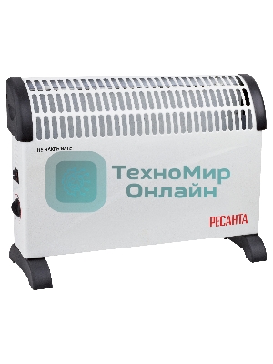 Конвектор электрический Ресанта ОК-1000С белый, 1000 Вт, 15 м2, термостат