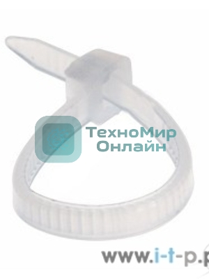 Хомут-стяжка кабельная нейлоновая Rexant 400 x4,8 мм, белая, упаковка 100 шт.