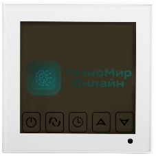 Терморегулятор сенсорный с автоматическим программированием Rexant, R200W, белый