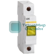 Лампа сигнальная ЛС-47 жел. IEK MLS10-230-K05