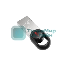 Флешка USB Netac UM2 (NT03UM2N-064G-20BK), 64Gb, USB 2.0, R/W 100/40, серебристый/черный