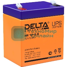 Батарея для ИБП Delta HR 12-5.8 (12V, 5.8Ah)
