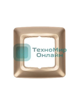 Рамка Kranz 1-я DEA горизонтальная Золотой металлик (1-20-240)