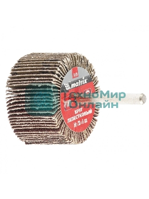 Круг лепестковый Matrix для дрели, 50x30x6 мм, P 40