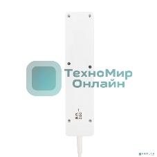 Удлинитель PROconnect 4 гнезда, 3 м, 3х0.75 мм², с/з, белый