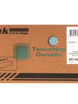 Картридж струйный Sakura 6704B001 (PFI-107 MBK) для Canon, черный матовый, 130 мл.