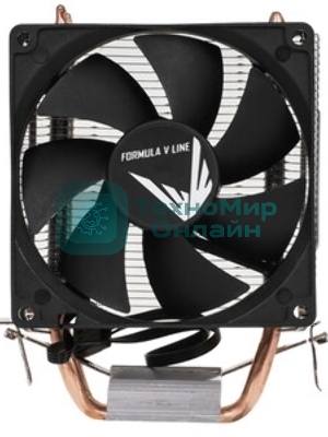 Устройство охлаждения (кулер) Aerocool Formula Ice Boid 2PSDB черный 90мм алюминий+медь 2100rpm 34db 4-pin 90W 135мм