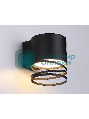 Светильник Ambrella light TN71113 BK черный GX53 max 12W 110*82*100