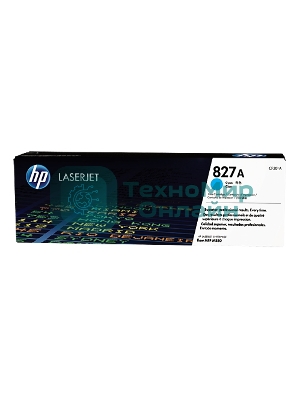 Тонер Картридж HP 827A CF301A голубой для HP CLJ Ent M880