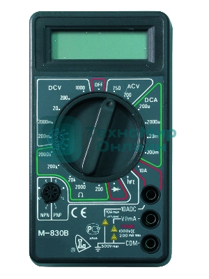 Мультиметр Ресанта M 830B (DT 830B) 3,5 разр ж/к дисплей, 20 режимов
