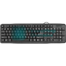 Клавиатура проводная Defender HB-420, USB, черный