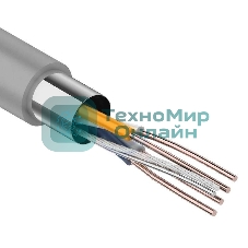 Кабель витая пара Rexant F/UTP cat.5e 2х2х24AWG solid CU PVC сер. (м)