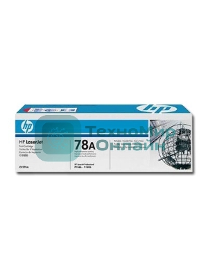 Картридж лазерный HP CE278A черный LJ P1566/P1606 (2100 стр.)