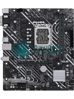 Материнская плата ASUS PRIME H610M-E D4-CSM, LGA 1700, Intel H610, 2xDDR4, 4xSATA, 2xM.2 PCIe 3.0 (x2, x4), 1xPCIe 4.0 x16, 1xPCIe x1, 1xHDMI, 1xDP, 1xVGA, 2xUSB-A 2.0, 2xUSB-A 3.2 Gen 1, 1x 1Gb LAN, 3x3.5 мм, 7.1, mATX