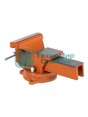 Тиски Sparta слесарные 200мм поворотные с наковальней