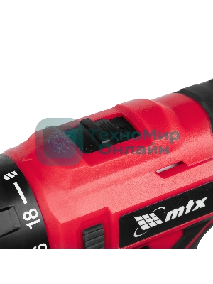 Дрель-шуруповерт аккумуляторная MTX MCDL-12-02P, Аккумуляторная, 12В, 2 АКБ, Кейс