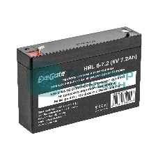 Батарея для ИБП ExeGate HRL 6-7.2 (6V 7.2Ah), клеммы F1
