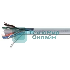Кабель витая пара Rexant F/UTP cat.5e 1х2х24AWG solid CU PVC сер. (м)