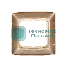 Рамка Kranz 1-я DEA горизонтальная Золотой металлик (1-20-240)