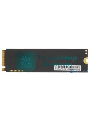 Накопитель SSD Apacer AS2280Q4U, 512 Gb, PCIe 4.0 x4, M.2 2280, NVMe v1.4, R/W 7000/3000, с радиатором
