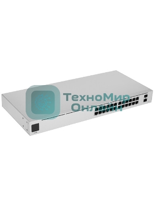 Коммутатор Ubiquiti USW-24-POE 24PORT 1000M 2SFP POE