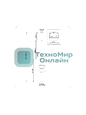 Подвесной светодиодный светильник Ambrella light LH11021 BK/SM черный/дымчатый 17W 3000K D120*435