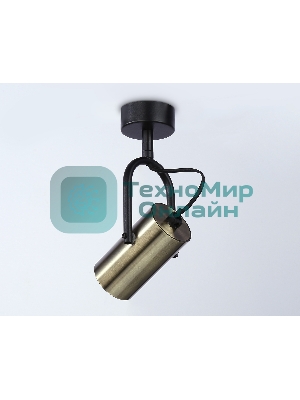 Светильник Ambrella light TA13192 BK/SB черный/бронза GU10 max 12W D55*L100*H200