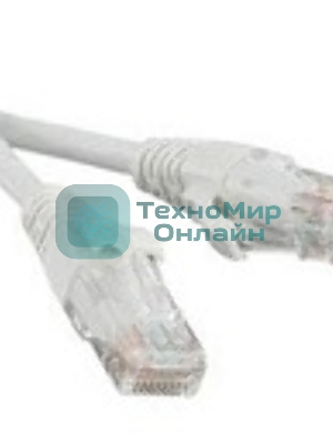 Патч-корд LANMASTER LSZH UTP кат.5e, 1.0 м, серый