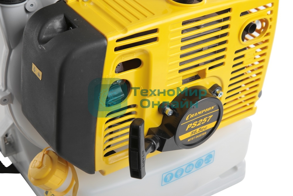 Опрыскиватель бензо CHAMPION PS2572.5кВт 56.5см3 0.14-3.03л/мин бак 14л 9.5кг РАНЦЕВЫЙ