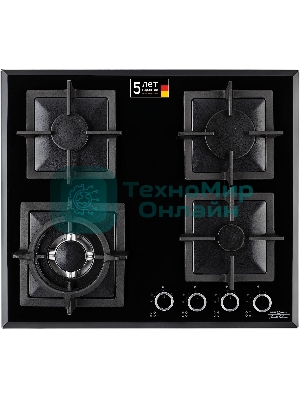 Газовая варочная панель Krona CALORE 60 BL