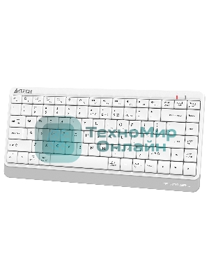 Клавиатура беспроводная A4Tech Fstyler FBK11 USB, Bluetooth/Радиоканал, белый/серый