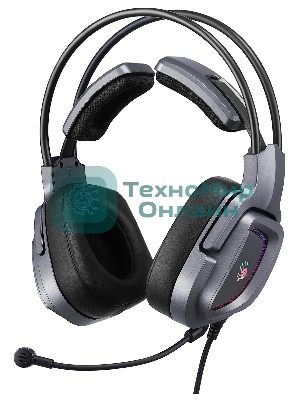 Гарнитура Bloody G575 серый, проводная, подсветка