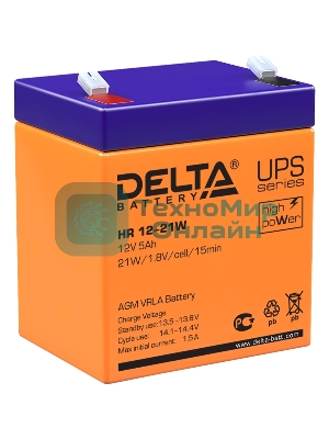 Батарея для ИБП Delta HR 12-21W (12V, 5Ah)