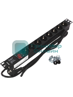 Блок распределения питания NTSS NTSS-PDU-DA2032 гор.размещ. 8x базовые 16A Schuko 1.8м