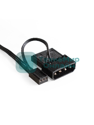 Вентилятор для корпуса ExeGate EX12025HM3PM.FRGb.5CSU черный/белый, 120 мм, 1200 об/мин, 24 дБ, 3 pin