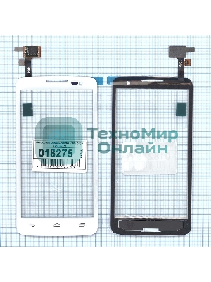 Сенсорное стекло (тачскрин) для Alcatel One Touch X'POP 5035X белое
