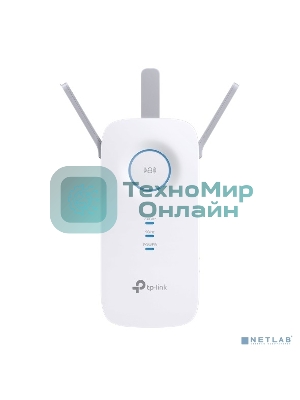 Усилитель сигнала TP-Link AC1900 Wi-Fi Range Extender 600 Mbps at 2.4 GHz + 1300 Mbps at 5 GHz; 3 × External Antennas, 1 × Gigabit Port, Wall Plugged; Tether App, WPS, Intelligent Signal Light, Access Control, Power Schedule, LED Control, RE/AP Mode, OneMe, MU-MIMO