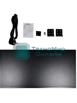 Коммутатор Origo OS2228P/370W OS2228P/370W/B1A (L2) 26x1 Гбит/с 2SFP 24PoE+ 370W неуправляемый