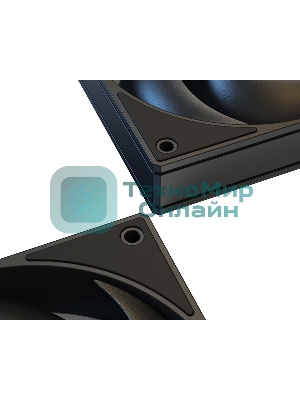 Вентилятор для корпуса ID-Cooling AS-120-K черный, 120 мм, 2000 об/мин, 27.2 дБ, 4 pin