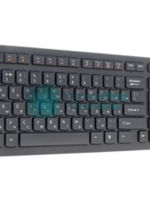 Комплект клавиатура+мышь Defender Columbia C-775 беспроводной, USB, 1600 DPI, чёрный