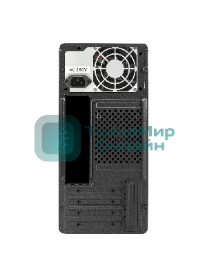 Корпус ExeGate BAA-503U2-AA500, Mini-Tower, чёрный, 1 x 80/90 мм, БП 500 Вт