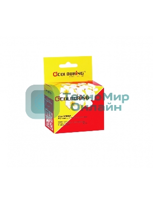 Картридж струйный Colouring CG-C6656A для принтеров HP DJ 450/2400/5550/7150/7350/7550/PSC/1110/OJ 4105/Fax 1240 Black 26 мл пигмент Colouring