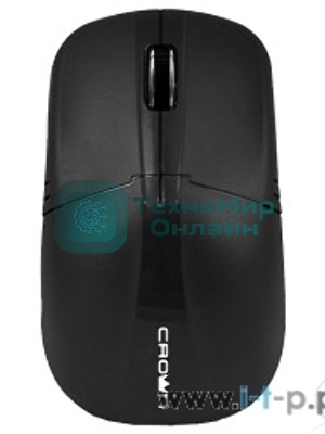 Мышь беспроводная Crown CMM-932W черный, 1000 dpi, радиоканал, USB, кнопки - 3