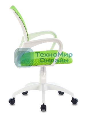 Кресло Бюрократ CH-W695NLT TW-03A TW-18 салатовый, сетка/ткань, 120 кг, механизм качания