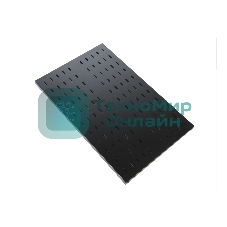 Полка перфорированная грузоподъемностью 100 кг., глубина 620 мм, черный