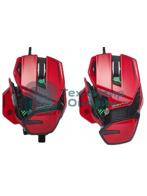Мышь проводная Mad Catz R.A.T. 8+ ADV красный, 20000 dpi, USB, кнопки - 11